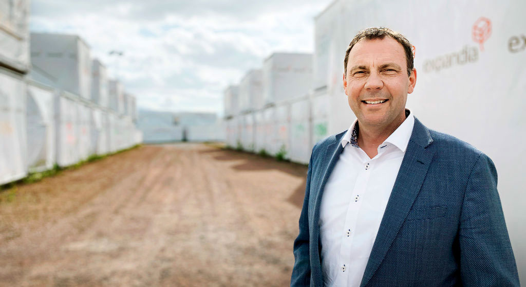 Jonas Wallstedt, administrerende direktør i Expandia Moduler AB.