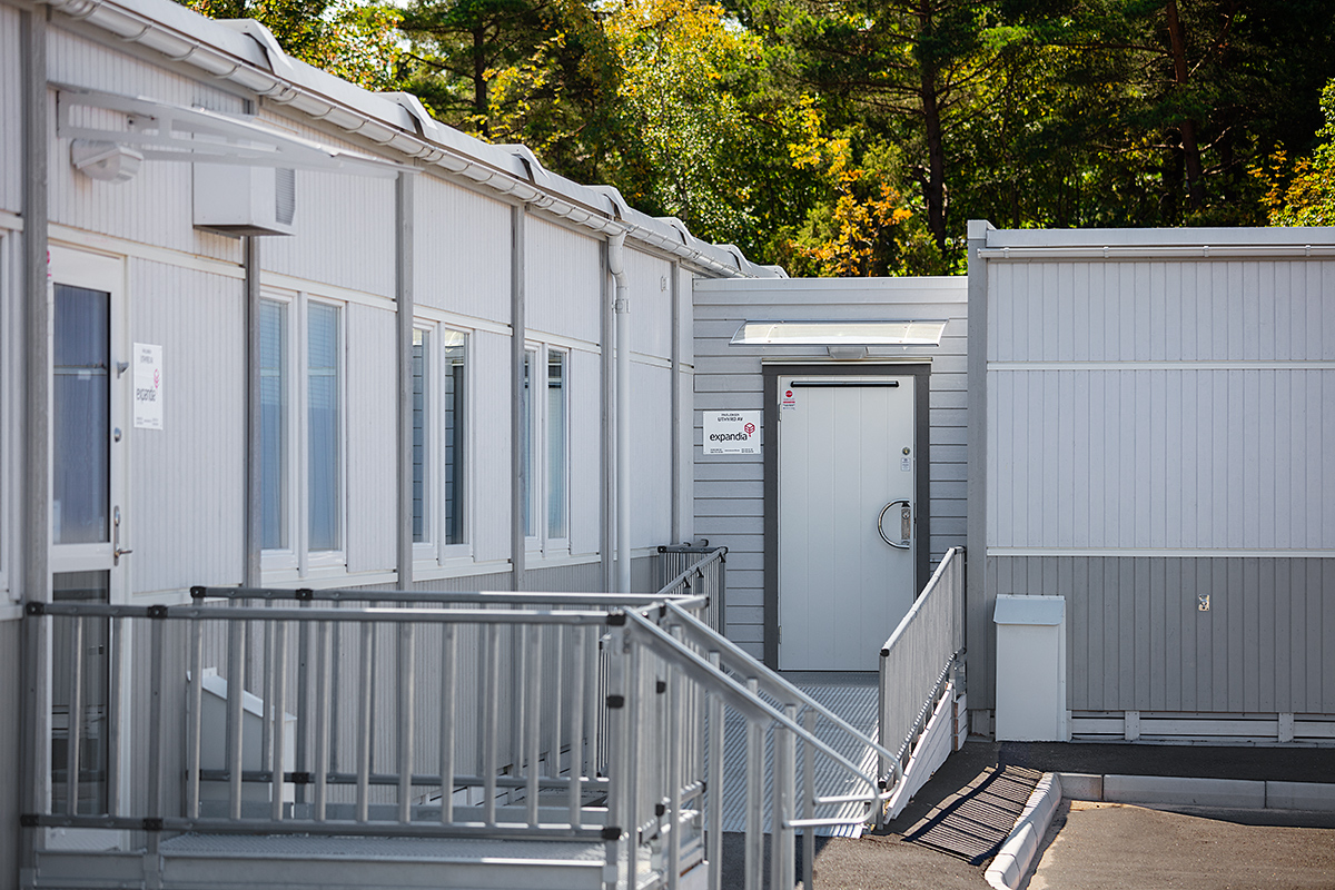 Paviljong Smaragdgatans fsk i Västra Frölunda, tillgänglighetsanpassad ramp