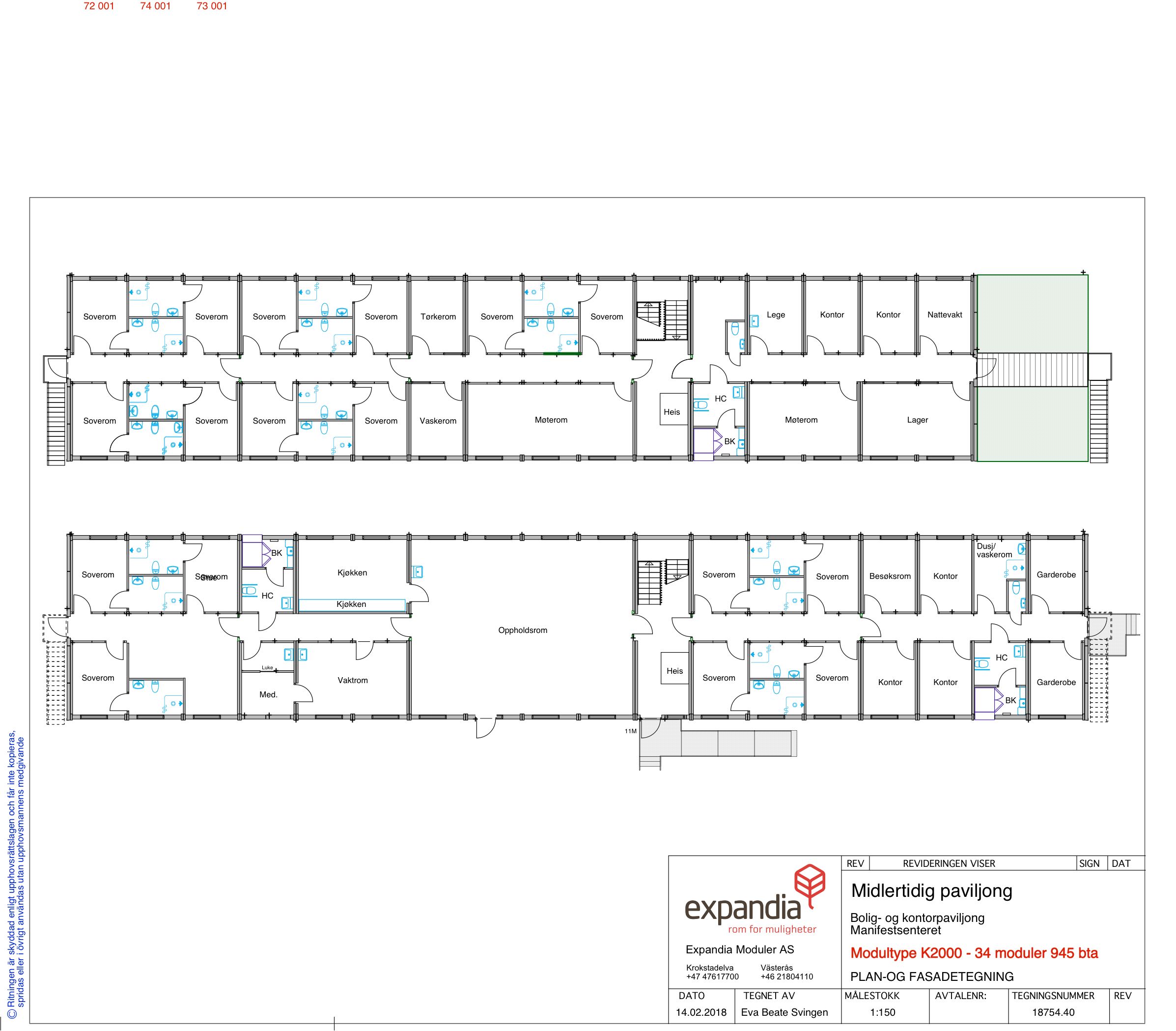 Manifestsenteret plantegning