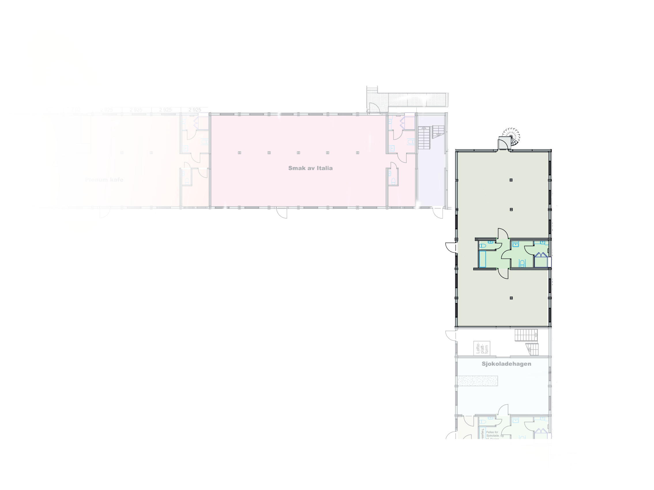 Plantegning Galleri Kalk